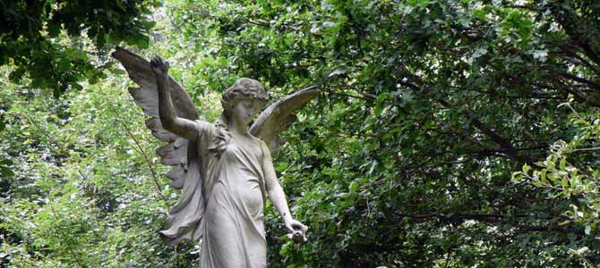 a cemetery memorial